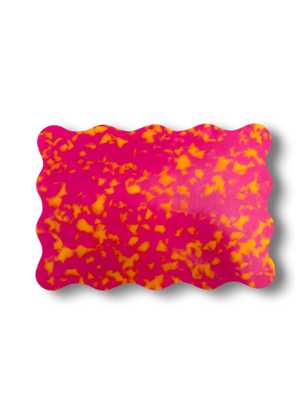 Vibrant Pink & Yellow Decorative Serveware Platter